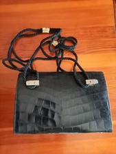Borsa vintage in coccodrillo