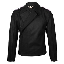 German Army PANZER WRAP Black Wool - All Sizes - WW2 Repro Heer Uniform Jacket