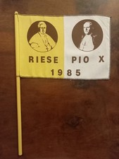 Rara Bandierina Commemorativa  Papa Giovanni Paolo II.Riese Pio X 1985