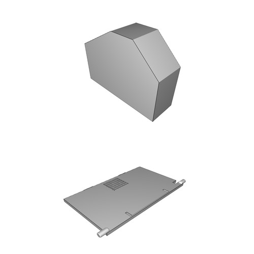 Sportello batteria per robot - sportello,