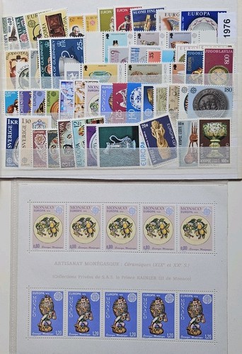 Europa cept annata - annata, 1976