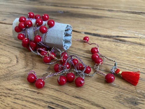 Collana all uncinetto con - collana,