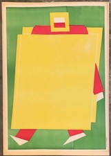 Manifesto Originale "Uomo Sandwich" Grafica Futurista Mantova Milano Futurismo