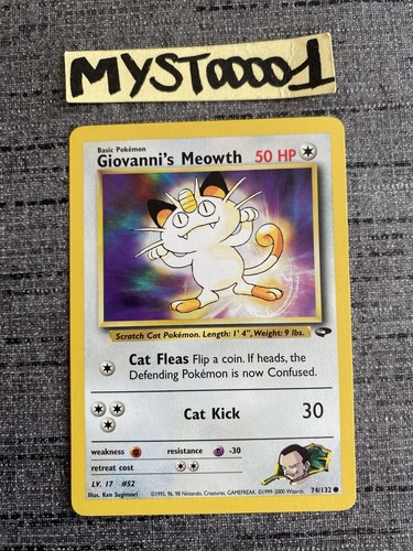 Carte pokemon giovanni - carte, giovanni’s