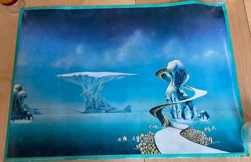 Poster vintage 1973 yes - poster, band