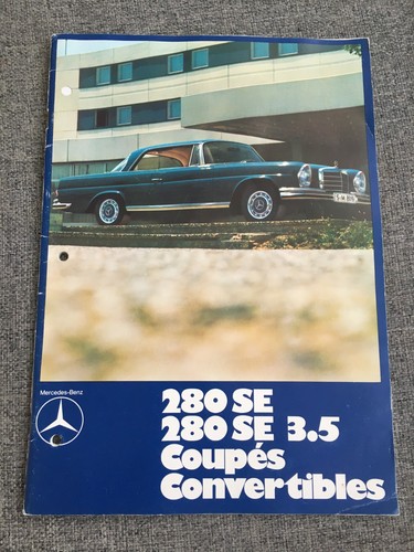 C1970 mercedes benz w108 280se - mercedes,