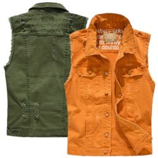 Gilet jeans cowboy nappa