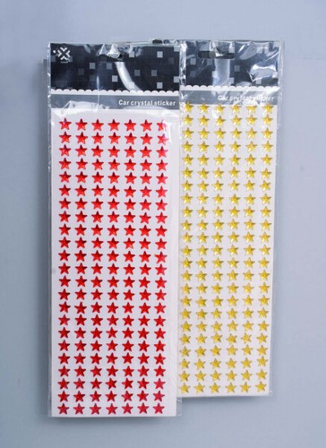 Strass stellina oro rosso - strass, in