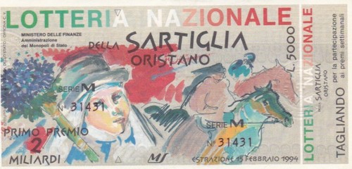 Biglietto lotteria nazionale