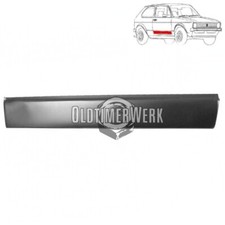 Lamiera di riparazione, porta bordo inferiore destro, 2 porte, Golf 1 e Cabrio