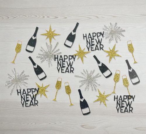 Glitter happy new year - glitter,