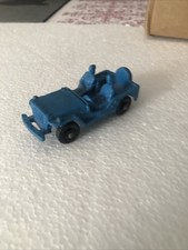 tomte laerdal Stavanger N. 2 Jeep Willys Cabrio Azzurro Scuro Raro Vintage