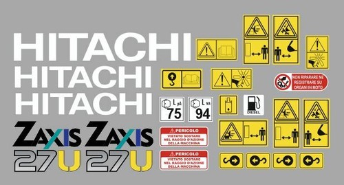 Hitachi 2 decalcomanie - hitachi,