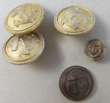 1900 REGNO D'ITALIA ESERCITO BOTTONI DIVISA MILITARI MARINA GUERRA