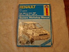 Haynes Manual 1219 Renault 5