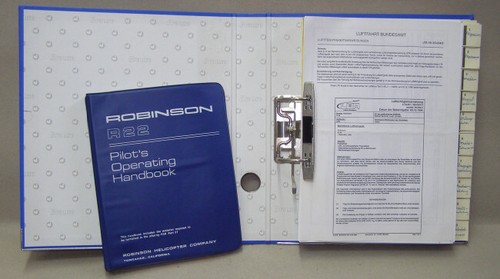 Robinson r22 pilot operating - pilot's,