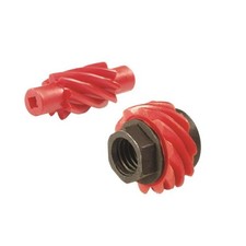 Pair of gears return odometer