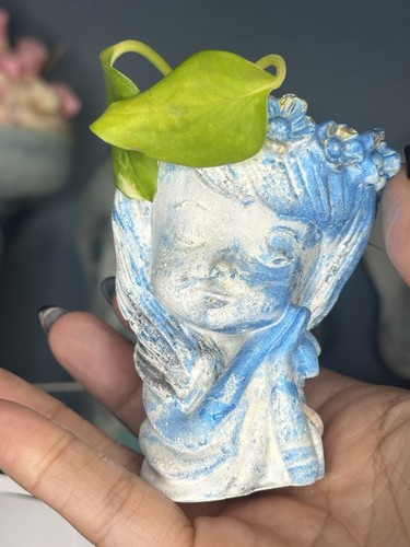Vasi cemento per - vasi, bambina