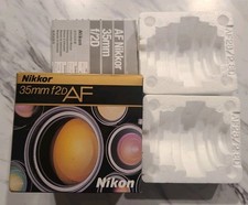 Nikon Ai Nikkor 35mm f2D obiettivo AF (solo scatola e istruzioni - taglio UPC)