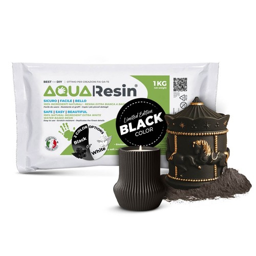 Aqua resin black gesso - resin,