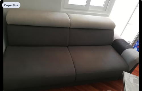Divano angolare con letto