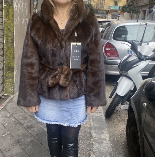 Visone giacca pelliccia - , donna