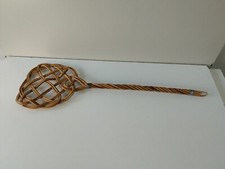 Battipanni in vimini vintage vecchio batti tappeti anni 60 vimini per biancheria