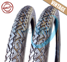 2 COPERTONI RUOTE PNEUMATICI GOMME 2 - 17 MOTO PIAGGIO VINTAGE