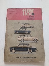 Fiat 1100 R berlina famigliare manuale uso e manutenzione