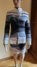 Particolare Exte Ensemble Completo  Tailleur Mini gonna giacca Lana 