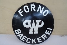 insegna smaltata Forno