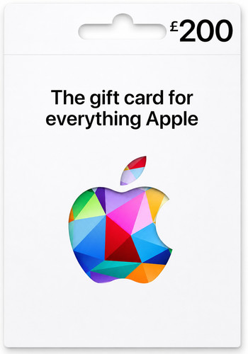 Apple gift card 200 uk - £200,
