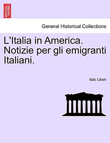 Italia in america - l'italia,