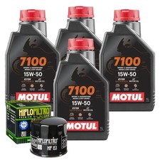 TAGLIANDO 4LT OLIO MOTUL 7100 15w50 + FILTRO DUCATI MULTISTRADA S 1200 2010-2017