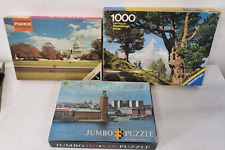 3x puzzle paesaggi Ravensburger Jumbo jigsaw 500 520 1000 pezzi
