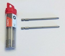 2 BITS HILTI PH2 ORIGINALI PER CARICATORE SMD 57.  Migliore Qualità!