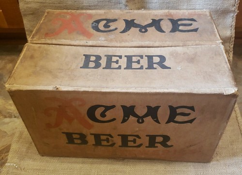Scatola birra vintage acme - birra,