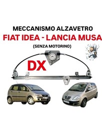 ALZAVETRI ALZACRISTALLI ANTERIORE DX PER FIAT IDEA LANCIA MUSA SENZA MOTORINO