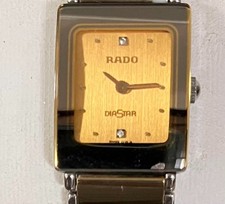 Orologio Donna RADO DiaStar 153.0319.3 Quadrante Oro Quarzo Usato...