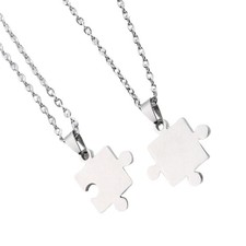  2 Pairs Collana Per Fidanzata