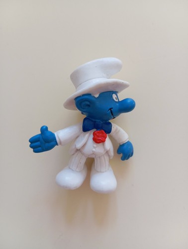 Puffo sposo smoking bianco - ,