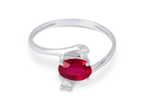 Demeter ruby diamond ring - demeter,