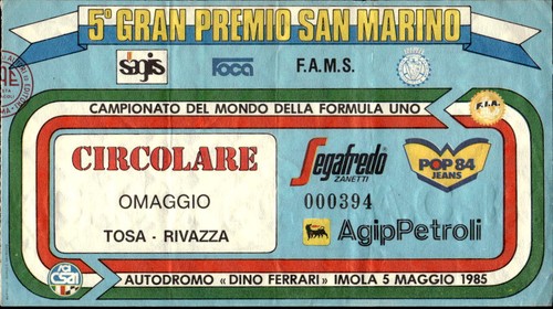Biglietto ticket originale - biglietto,