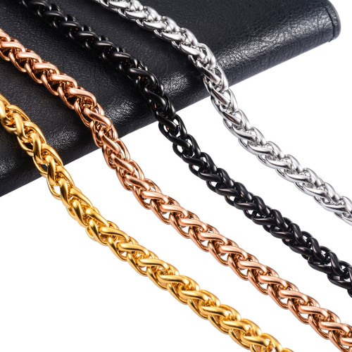 Collana maglie acciaio - in,