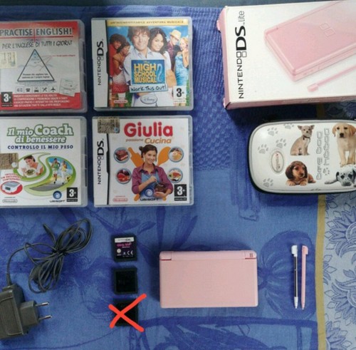 Nintendo lite rosa custodia - nintendo,