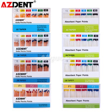 AZDENT Dental Gutta Perca Punti/Punti Carta Assorbente Canale Radice Endodontico