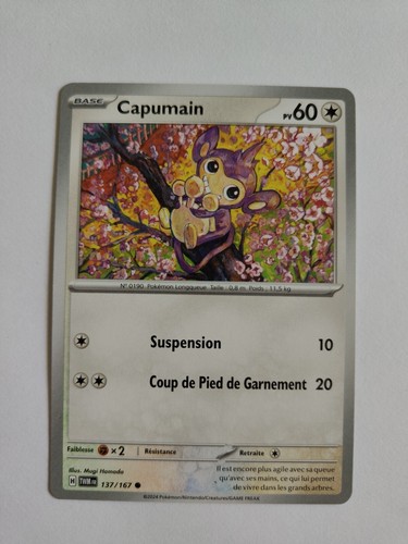Carte pokémon capumain - pokémon,