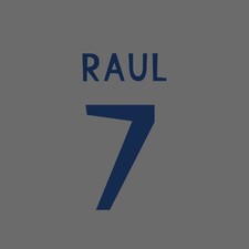 Maglia Raul #7 Name Set 99/00