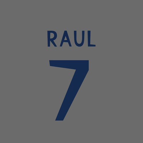 Maglia raul name set - #7,