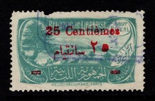 French Lebanon 25c Revenue